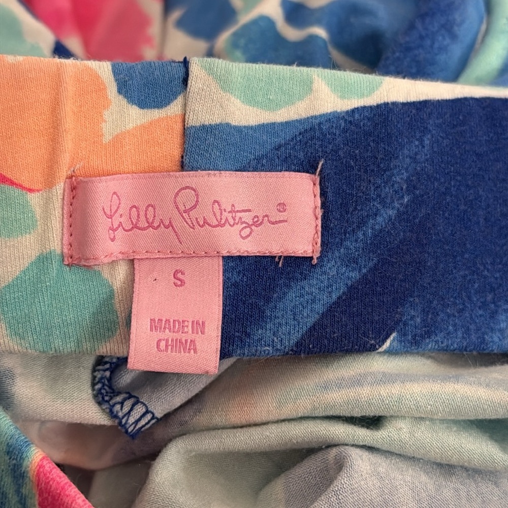 Lilly Pulitzer Georgia May Ocean Jewels Palazzo Pants Size SMALL - Picture 4 of 5